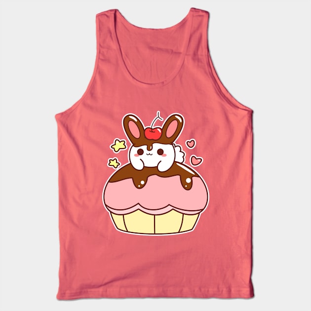 Cupcake Bunny Tank Top by HyperGnomesPlayhouse